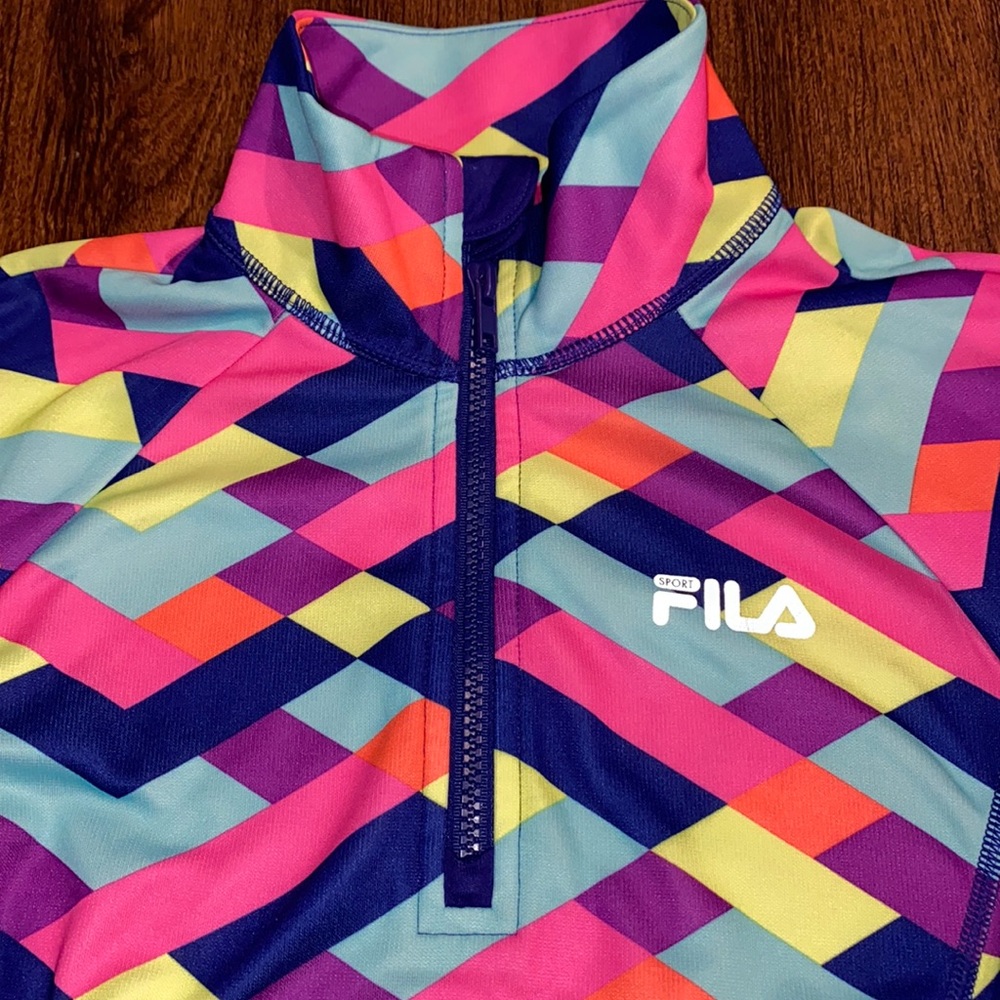 Fila Multi-Colored Workout Jacket - image 3